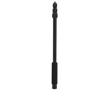 Mic Boom Arm, 4/5 Section Extendable Microphone Extension Arm 1/4 Inch Screw Locking System Aluminium Alloy High Durability Mic Boom Pole with Soft Foam Handle for Interview (4 Sections)