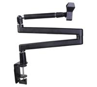 MIC Brazo Boom Brazo Rotativo Micrófono Soporte Escritorio Adaptador de Abrazadera para Podcasting Streaming Gaming Oficina Micrófono Tijeras Brazo Soporte