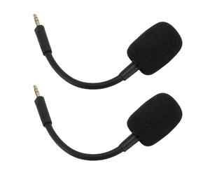 Mic Mic, 2 PCS Calidad de Sonido sin Pérdida de Micrófono con Cubierta de Esponja de Espuma para Reemplazo de Reparación de Barracuda X (Black)