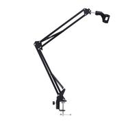 Mic Microphone Stand Suspension Boom Scissor Arm Holder Studio Broadcast Desktop