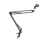 mic stand, Soporte de brazo de tijera con brazo de suspensión for micrófono for Vlogging, juegos, podcasting y llamadas con Zoom,parts