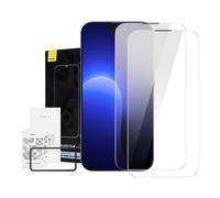 Mica Baseus Crystal para iPhone 14 Pro 0.3mm Antipolvo 2 unidades