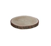 Mica decorations 83249 base decorativa tronco de madera, 3 cm