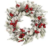 Mica Decorations Corona de Navidad artificial D40