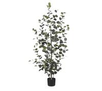 MICA Decorations Planta Artificial de Eucalipto en Maceta - H150 x Ø30 cm - Verde
