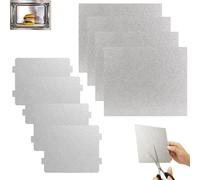 Mica Placa Mica Microondas,Placa Mica Microondas Universal para Microondas Horno,8 Unids Set Horno de Microondas Placa de Mica Reparación de Piezas Repuesto Accesorio para hogar cocina oficina comedor