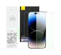 Mica templada Baseus Crystal Series para iPhone 14 Pro con filtro de protección ocular