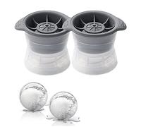 Micacorn 2 Pcs Molde de Bola de Hielo, Diámetro 6 cm Silicona Sphere Molde de Hielo, Caja De Hielo Redonda Para Hacer Bolas De Hielo, Bandeja De Hielo sin BPA, Adecuada Para Cócteles, Whisky