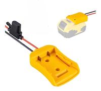 Micacorn Adaptador de Arranque de Emergencia Compatible con Batería Dewalt 18V/20V, Arrancador de Coche Portátil 12V con Cable 11AWG, para Auto SUV Camión (Batería no incluida)
