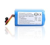Micacorn Batería 3400mAh 14.4V Compatible con Eufy RoboVac X10 Pro Omni | Batería de iones de litio 48.96Wh, Protección contra sobrecarga y cortocircuito, Fácil instalación en minutos