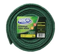 Mical - Rollo Estropajo Fibra Verde, 6 m