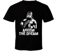 MICAOJI Akeem The Dream Retro Legends of Wrestling T Shirt Black XL