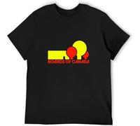 MICAOJI Boards of Canada Men's T Shirt Warp Records IDM Ambient Techno Black XXL