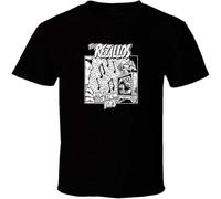 MICAOJI Cold Wars The REZILLOS Punk 70s Men's T-Shirt Black S