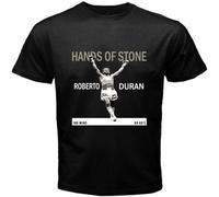 MICAOJI Roberto Duran Hands of Stone Boxing Legend Men's T-Shirt Black M
