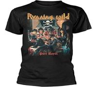 MICAOJI Running Wild Port Royal Men's Graphic T Shirt Black XL