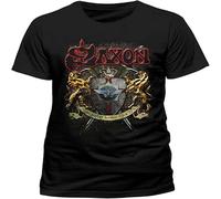 MICAOJI Saxon Thunderbolt World Tour 2018 Mens T-Shirt Black L