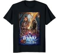 MICAOJI The Thing Horror Movie Retro Poster John Carpenter Unisex T Shirt Black M