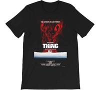 MICAOJI The Thing John Carpenter Horror Movie Thriller Funny Graphics Gift Men Unisex Black S