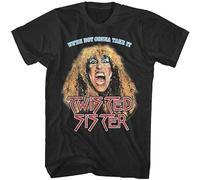 MICAOJI Twisted Sister We're Not Gonna Take It Men's T Shirt DEE Snider Stay Hungry Black S