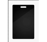 MiCard Tracker para Android, localizador inteligente recargable inalámbrico con NFC para tarjetas de visita digitales, resistente al agua y al polvo, compatible con Google Busca mi dispositivo, negro