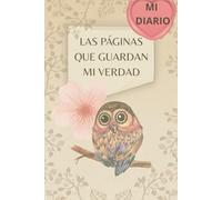 Micarmela diario Secreto Buho: Cuaderno para diario personal Tapa dura 6x9 Premium