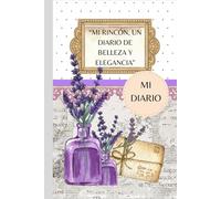 Micarmela Diario Secreto Lavanda: Cuaderno para diario personal Tapa dura 6x9 Premium