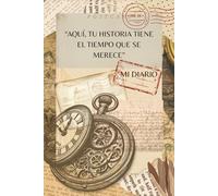 Micarmela Diario Secreto Tiempo: Cuaderno para diario personal Tapa blanda 6x9 Premium