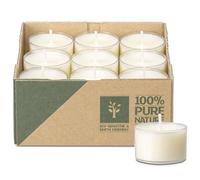 MiCasa SuCasa Juego de velas sostenibles - Velas de té de 7 horas de combustión cada una