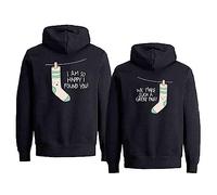 Micaxili Sudadera con Capucha para Pareja Sudadera para Parejas De Novios Regalo Aniversario Sudadera Hombre Mujer 1 Pieza(BK-Women-We Make-L)