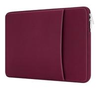 MicaYoung 14 Pulgadas Funda Portátil para 14" Acer HP ChromebooK/HP Pavilion x360 14/Ideapad Flex 5 14/ASUS ROG Zephyrus G14/VivoBook 14/Huawei MateBook D14/HONOR MagicBook 14/Galaxy Book Go 14, Rojo