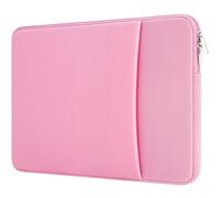 MicaYoung 15,6 Pulgadas Funda Caso Blanda para Protectora Portátil con Bolsillos, Compatible con 15.6" ASUS TUF Gaming/15.6" HP Pavilion/DELL Ordenador Portátil Gaming/15.6" Legion 5 Gen 6, Rosa