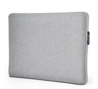 MicaYoung 15,6 Pulgadas Impermeable Funda Blanda para Ordenador Portátil Sleeve Compatible con 15.6" DELL Alienware m15/Acer Nitro 5 Gaming 15.6"/DELL Gaming G15/LG gram 17", Gris Claro