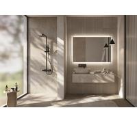 Mice - Espejo Retroiluminado con Luz LED Fría para Baño, Vestidor y Dormitorio - Espejo con Iluminación LED - Luz Espejo con luz de Maquillaje - 80X80CM