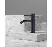Mice - Grifo de bide - Monomando de griferia para WC - grifo higienico - Griferia de baño para bidet - Serie Brezzo (Negro Mate)