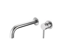 MICE - Grifo de lavabo empotrado - Monomando de griferia empotrada - grifos de baño para lavamanos - Griferia exterior de alta resistencia Acero Inoxidable S316 Moscu - GLT023/AC