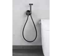 MICE - Grifo Monomando de Bidet Empotrado - Ducha Higienica empotrado - Griferia de baño de bide para agua caliente/Frio Serie LIne Black Gun Metal - RDD038/BGM