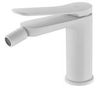 Mice - Grifo monomando de Bidet, Griferia WC, Agua fria/caliente - Grifo higienico - Serie Dinamarca Color Blanco Mate - BDR031-2BL