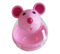 Mice Shaped Pet Food Ball - Tumbling Cat Snack Dispenser | Engaging Toy Improves Digestion, Stimulates Curiosity, Reduces Boredom, Promotes Smart Feeding Habit for Felines, Small Animal Entertainment