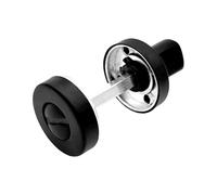 MICEL - 10968 - Muletilla Con Desbloqueo, Con Roseta, Con Sistema Antipánico, Incluye Tornillos y Llave Allen, De acero inoxidable, Color negro, 35 x 35 x 35 mm