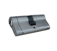 MICEL - 13175 - Cilindro de Alta Seguridad, Perfil Europeo, Leva Larga, centrado 30 x 30, 5 llaves, Sistema Anti-bumping, Anti-taladro, Anti-snap y Anti-ganzúa, 6 pines, 60 x 17 x 33 mm