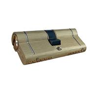 MICEL - 13184 - Cilindro de Alta Seguridad, Perfil Europeo, Leva Larga, centrado 45 x 45, 5 llaves, Sistema Anti-bumping, Anti-taladro, Anti-snap y Anti-ganzúa, 6 pines, 90 x 17 x 33 mm