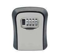 MICEL - 13302 - Caja Guardallaves, Con Cierre de Seguridad con Código de Combinación, Para colgar en la Pared, Acabado en acero, Color gris y negro, 110 x 90 x 38 mm