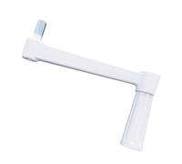 MICEL - 90095 - Manivela para Torno de Persiana, Carga Máxima 40 kg, en Acero, acabado Blanco, 140 x 75 x 20 mm