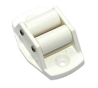 MICEL - 91766 - Guía para Cinta de Persianas, Pasacintas con Rodillos, en Polipropileno, acabado Blanco, 62 x 40 x 20 mm