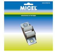 MICEL - 91767 - Guía para Cinta de Persianas, Pasacintas con Rodillos, en cero, Acabado Blanco, 65 x 27 x 20 mm