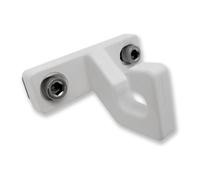 MICEL - 92561 - Gancho de anclaje para toldo, Acabado en Nylon, Color blanco, 65 x 57,5 x 35,5 mm