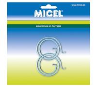 MICEL - 92604 - Muelle de Repuesto para Manillas y Rosetas de Puerta, Cubre dos Vueltas, Incluye 2 unidades, de Acero, 29 x 29 x 2 mm