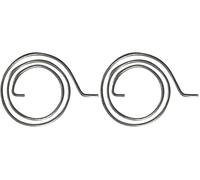 Micel - 92605 - Muelle de Repuesto para Manillas y Rosetas de Puerta, Cubre dos Vueltas, Incluye 2 unidades, de Acero, 29 x 29 x 1,7 mm (Paquete de 2)