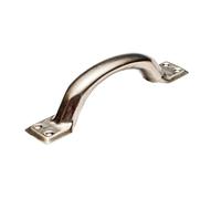 MICEL - 92728 - Tirador para Muebles, Instalación para Cajones, Armarios y Puertas, en Acero, acabado en Níquel, 120 x 24,5 x 26 mm